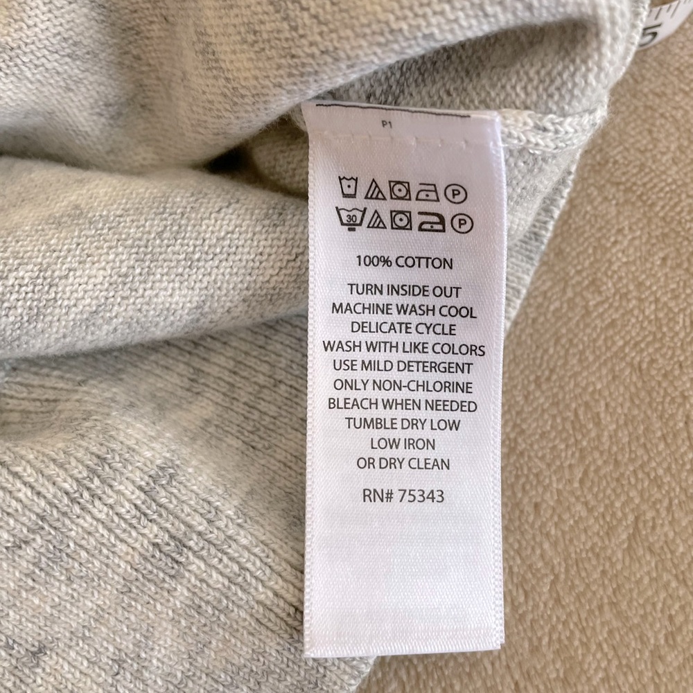 Porter+Ash Soft 1/4 Button Crewneck Sweater - Size L - Picture 13 of 13